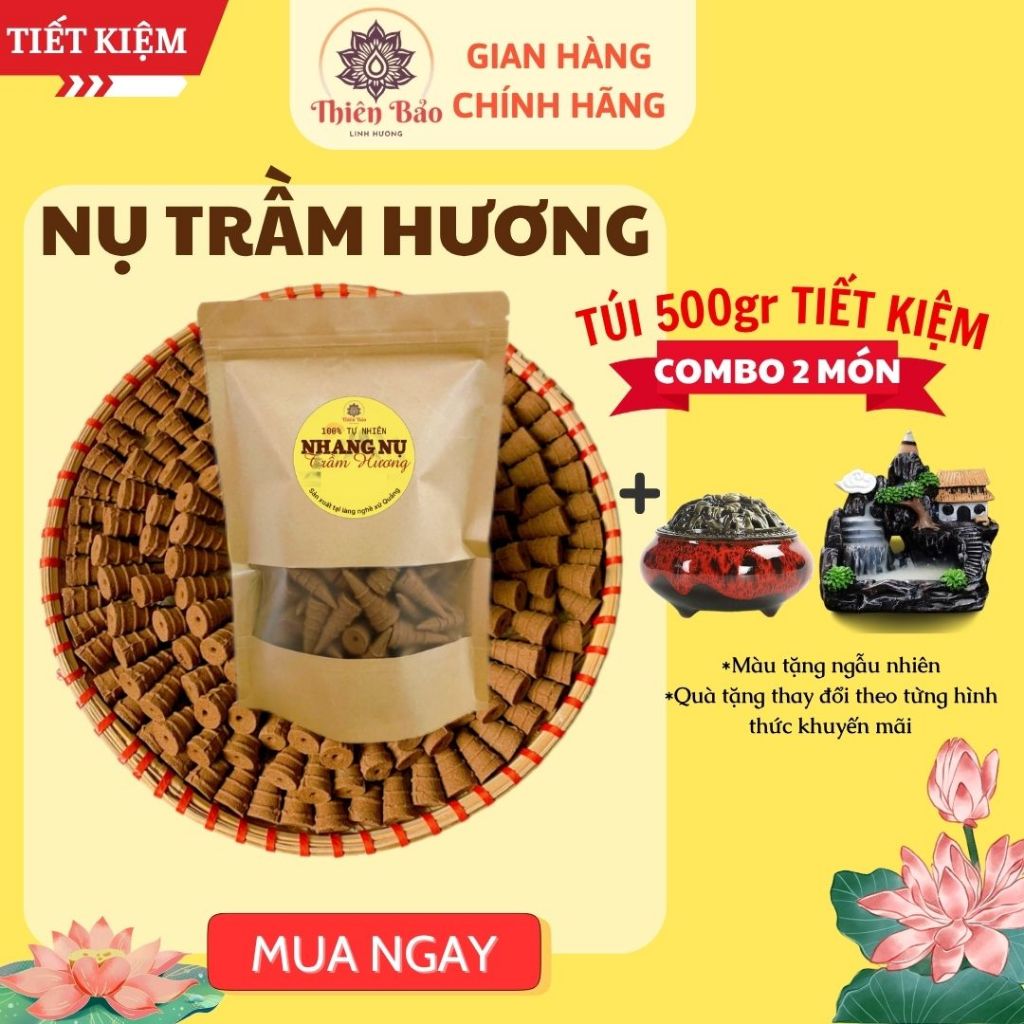 TÚI 500GR TIẾT KIỆM_NỤ TRẦM HƯƠNG_NỤ GỪNG_NỤ KHUYNH DIỆP_NỤ QUẾ VỎ_NỤ THẢO MỘC_NỤ SẢ. THIÊN BẢO LINH HƯƠNG
