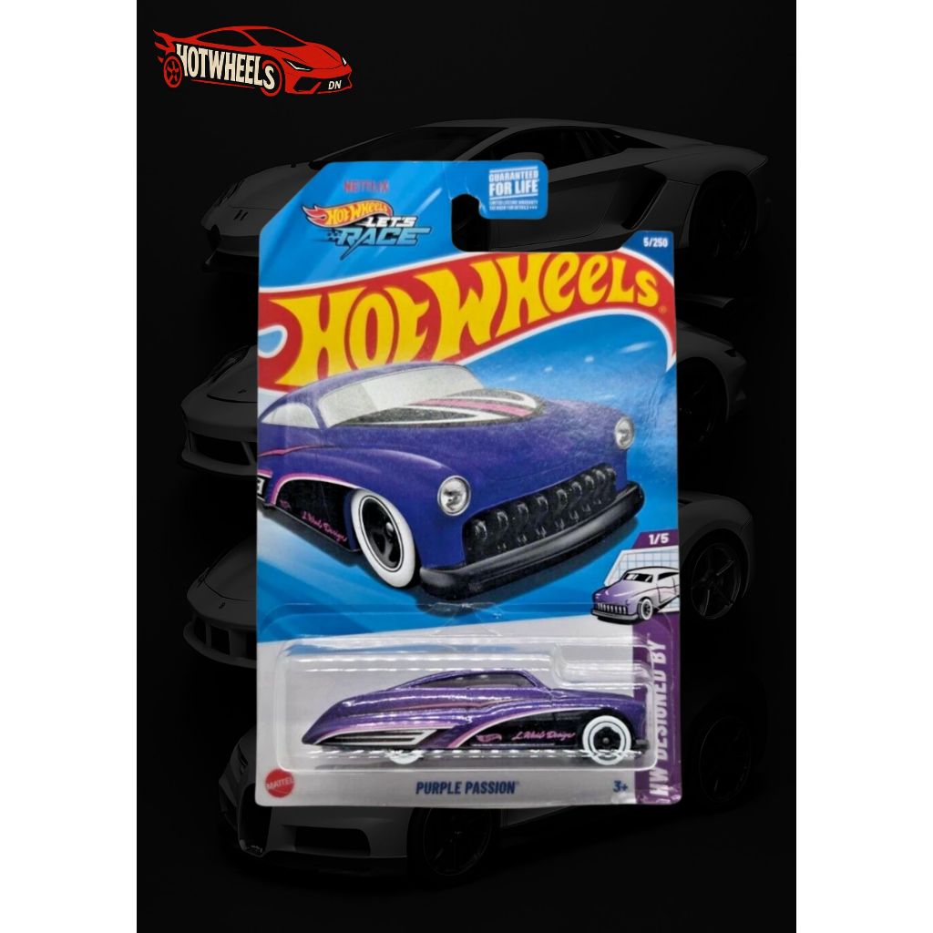 Hotwheels.DN - Xe Hot Wheels Purple Passion (Card Mỹ)