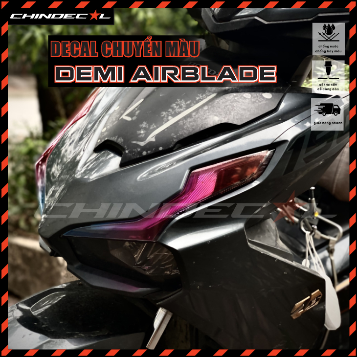 [ AB 2020-2025 ] Decal chuyển màu Demi dành cho xe AirBlade | 3 lớp cao cấp chống bay màu | 666802