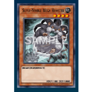 YHS Yugioh thẻ bài Yugioh chính hãng Super-Nimble Mega Hamster RA02-EN004