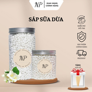 Sáp Wax Lông Sữa Dừa Premier NP WAXING Hàng Chính Hãng Chuyên Wax Body, Nách, Bikini Tặng Que Che Tên Sản Phẩm