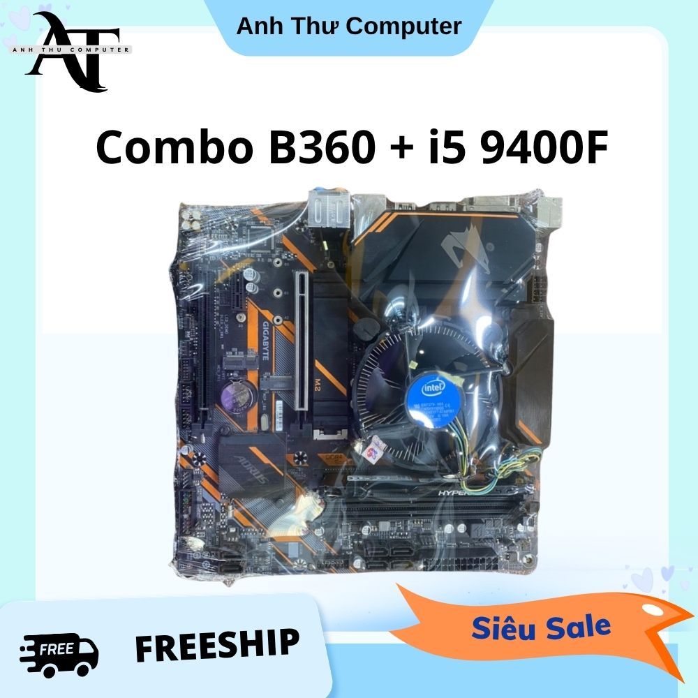 Combo CPU i5 9400F Main H310 B360 B365 Z370 Z390 Hàng CHuẩn Chỉ