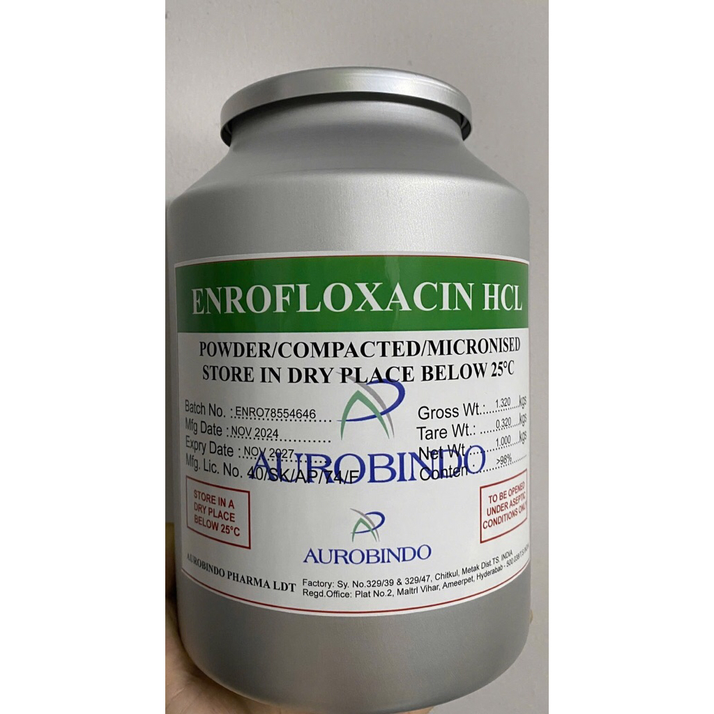 1 KG ENROFLOXACIN 98% ẤN ĐỘ