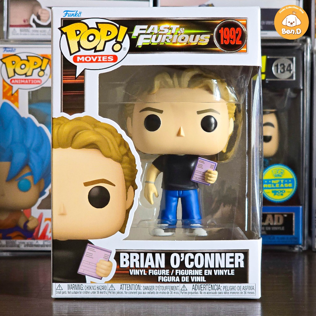Mô hình Funko POP Movies: Fast & Furious - Brian O'Conner #1992