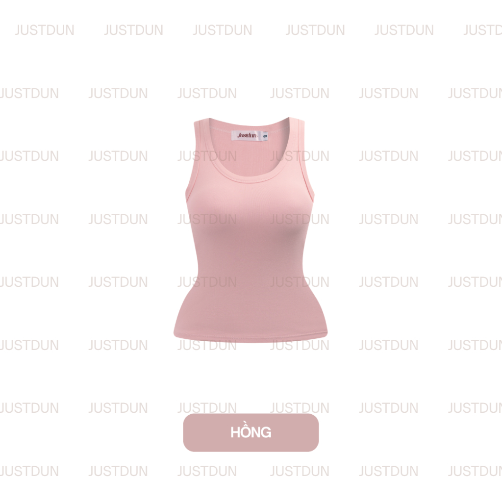 [KÈM MÚT] Áo Ba Lỗ Ôm Body Basic Cotton Mịn Tôn Dáng JUSTDUN D8 | BigBuy360 - bigbuy360.vn