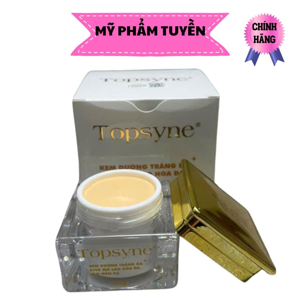 KEM TOPSYNE DƯỠNG TRẮNG DA ,GIÚP MỜ LÃO HÓA DA, MỀM DA 16G