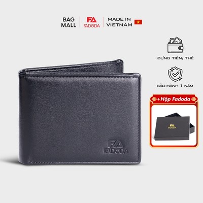 Ví da bò mini nhiều ngăn đựng thẻ Fadoda VN036