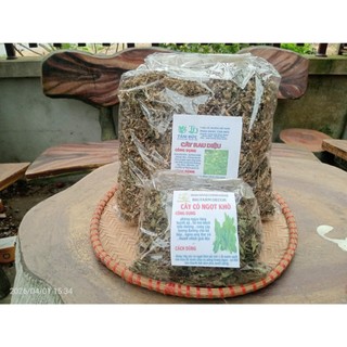 1kg rau diệu sấy khô hữu cơ TẶNG 100G CỎ NGỌT