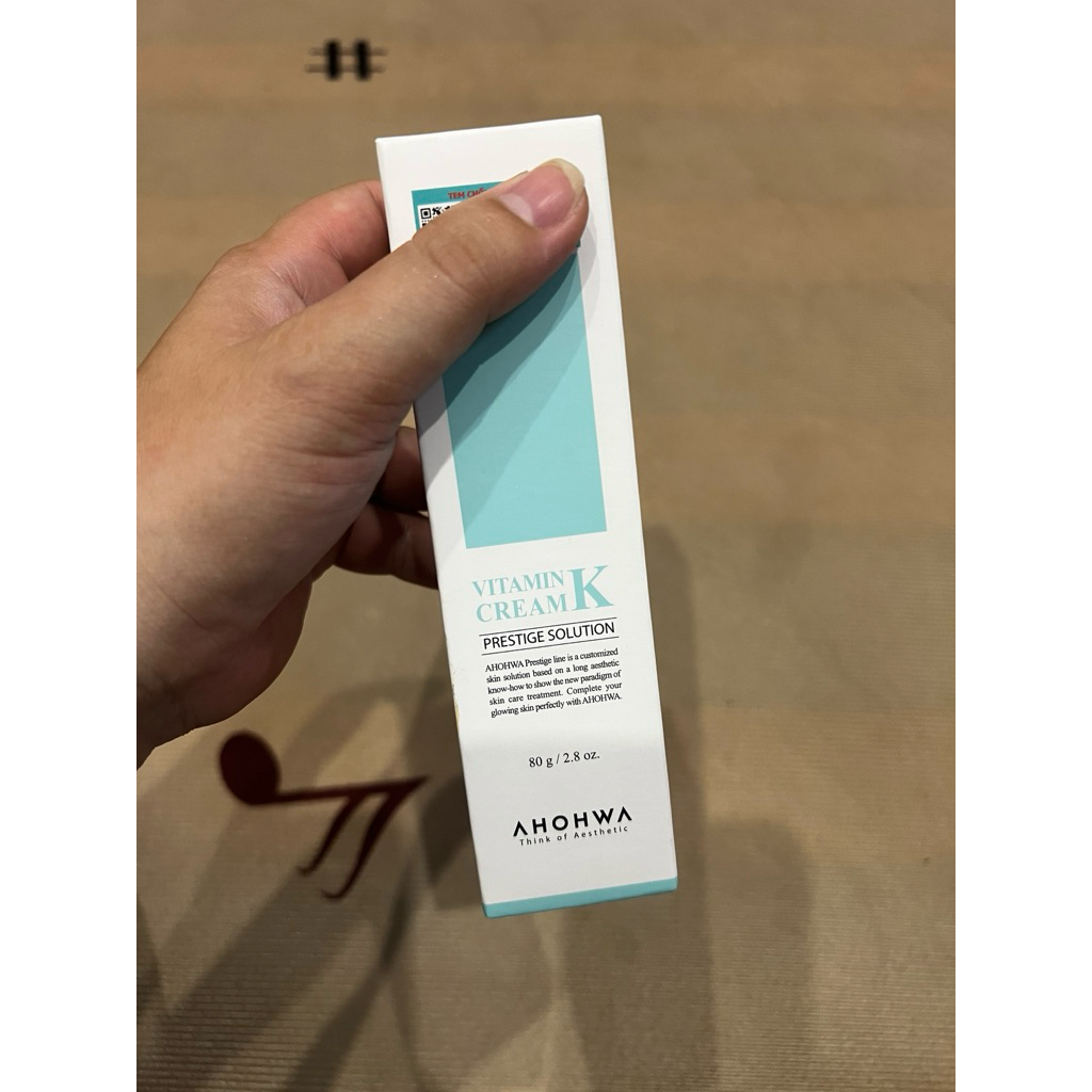 Kem Dưỡng Phục Hồi Ahohwa Vitamin K Cream - Phục Hồi Da Mỏng Đỏ, Giãn Mao Mạch, Làm Dịu Da, Mờ Sẹo