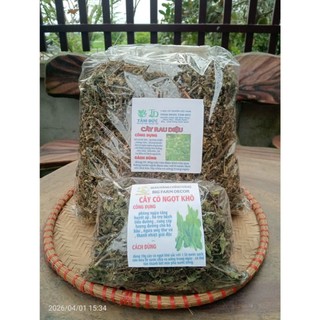 1kg rau diệu sấy khô hữu cơ TẶNG 100G CỎ NGỌT