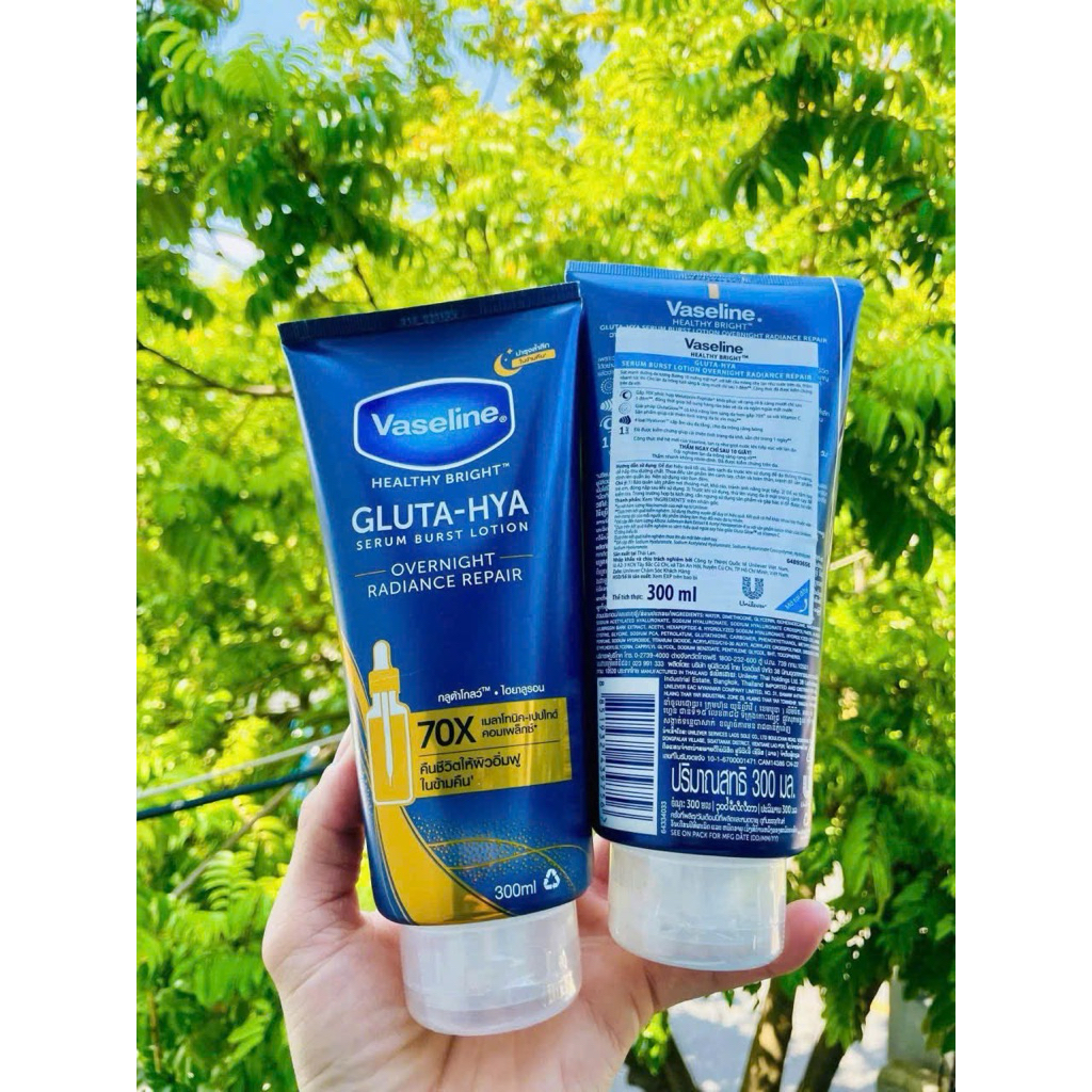 Dưỡng Thể Vaseline 70x Xanh Dương 300ml - CHÍNH HÃNG