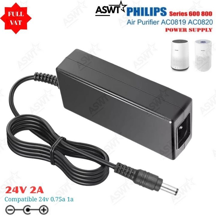 Bộ nguồn 24V cho máy lọc không khí Philips AC0830 AC0850/21 AC0850/11 600 800 800i Series - Có VÁT