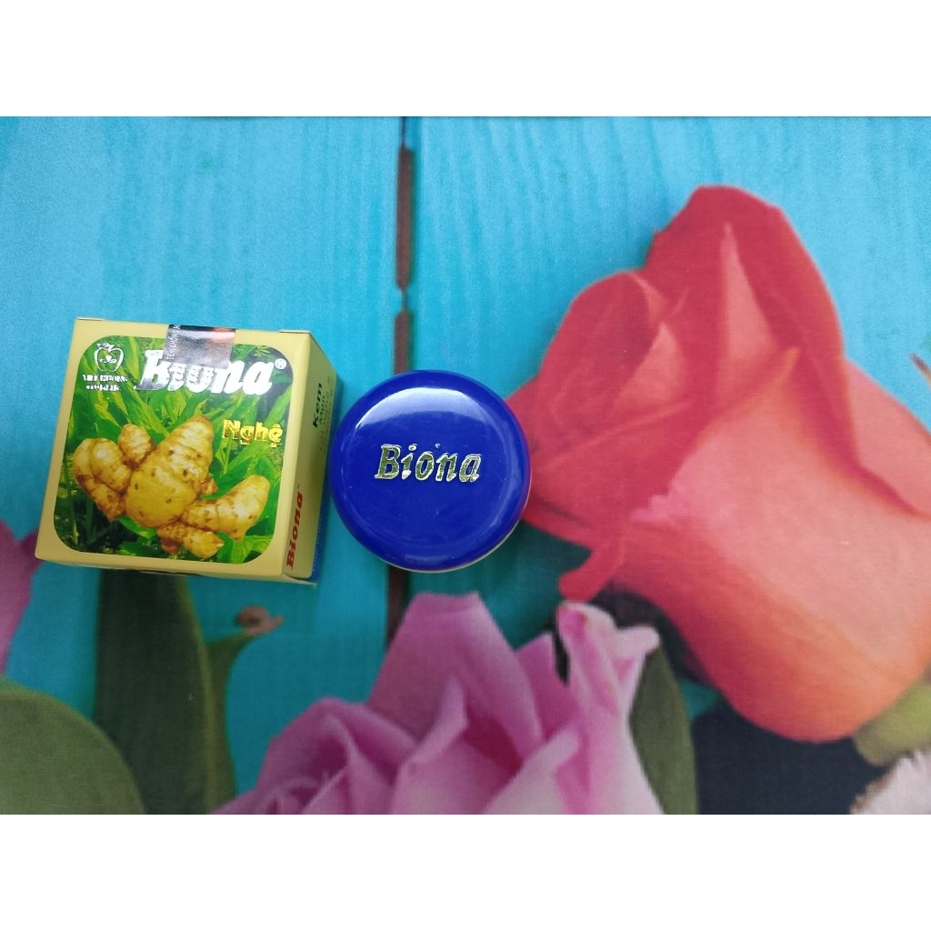 kem nghệ Biona hộp nhựa nấp xanh