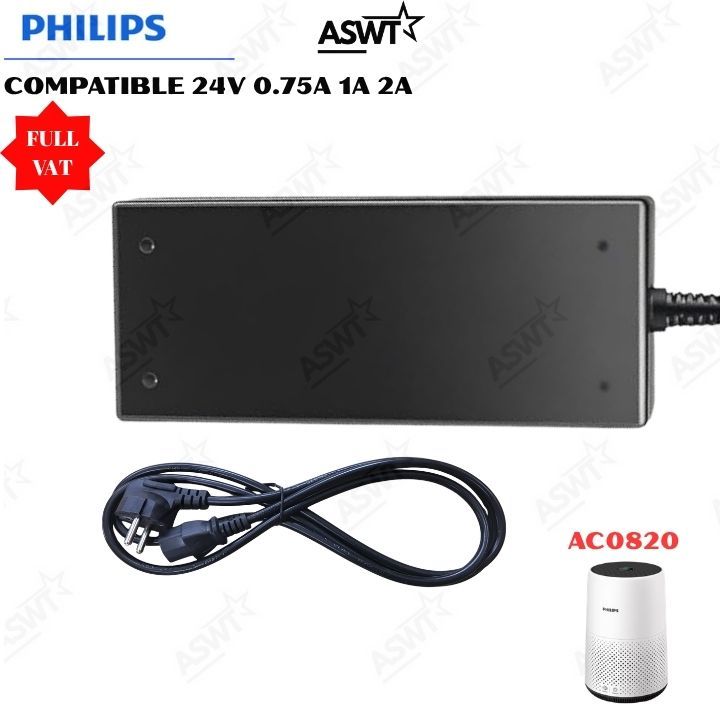 Dây nguồn máy lọc không khí Philips AC0820/10 AC0820/30 AC0820 24V - FULL VÁT T35
