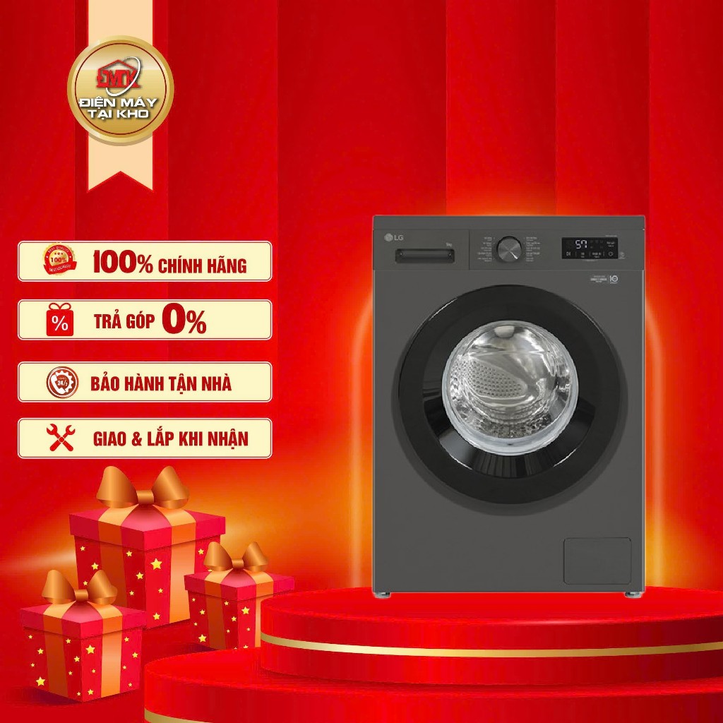 Máy giặt LG Inverter 9 kg FB1209S6M