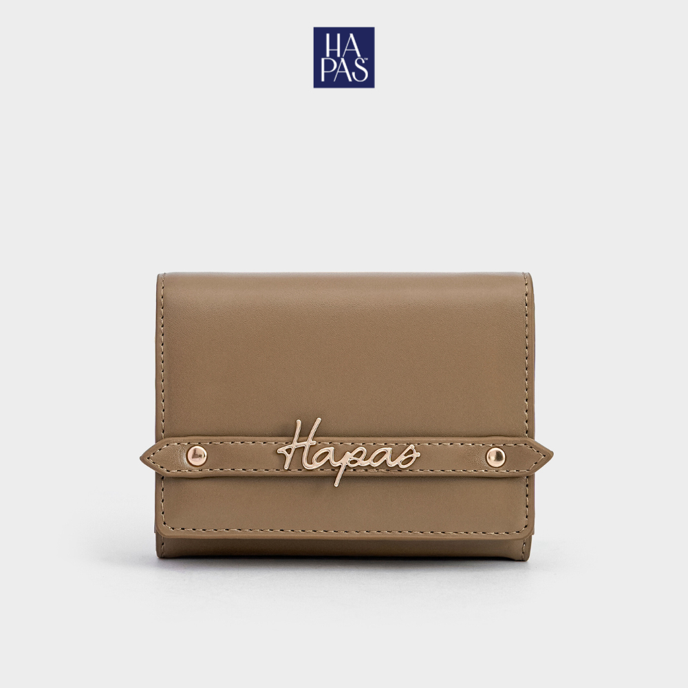 Ví Ngắn Elia HAPAS Logo Cách Điệu Cầm Tay Tiện Lợi Sz 11