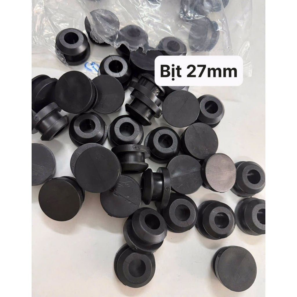 [5-20 cái] Nút nhựa Bịt lỗ khoan 27mm (TP). Bịt lỗ phi 27mm, bịt lỗ khoan 27 chữ H,bịt lỗ không dùng