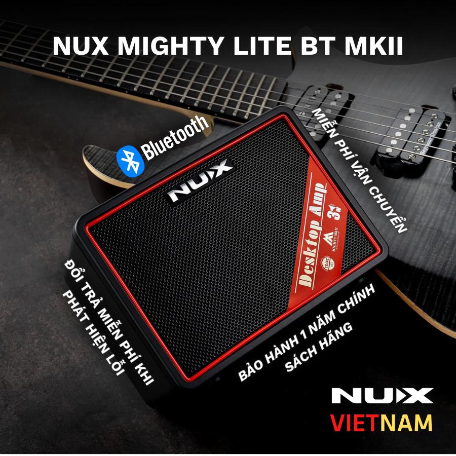 Amplifier Nux Mighty Lite BT MKII ( Desktop Modeling Amplifier )