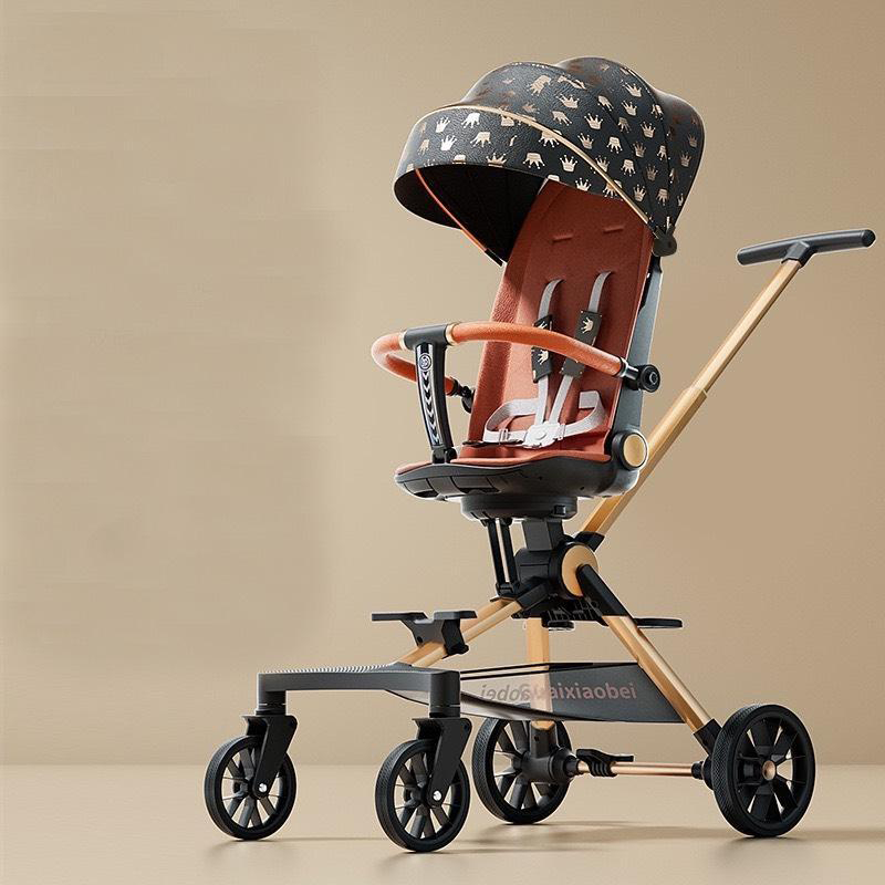 Xe đẩy cho bé sơ sinh G500-1 đủ màu có kèm bàn ăn dặm mẫu mới nhất 2024 (full hộp đã lăp sẵn)