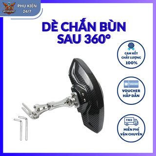 ✨Giao Nhanh 24H✨ Dè Chắn Bùn Sau 360° Hugger Cho Xe Máy, Xe Đạp – Điều Chỉnh Linh Hoạt