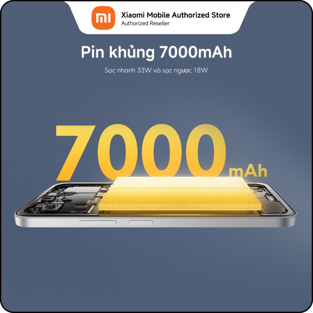 Điện thoại POCO M7 (6+128GB l 8+256GB) | Màn 6.9" FHD+ | Snapdragon 685 | Pin khủng 7000mAh | Camera 50MP | BigBuy360 - bigbuy360.vn