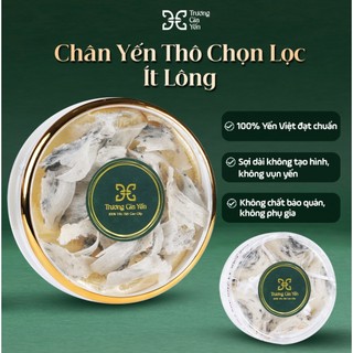 Chân Yến Thô Chọn Lọc Ít Lông Trương Gia Yến Chân Yến Dày Dai Yến Việt Nguyên Chất