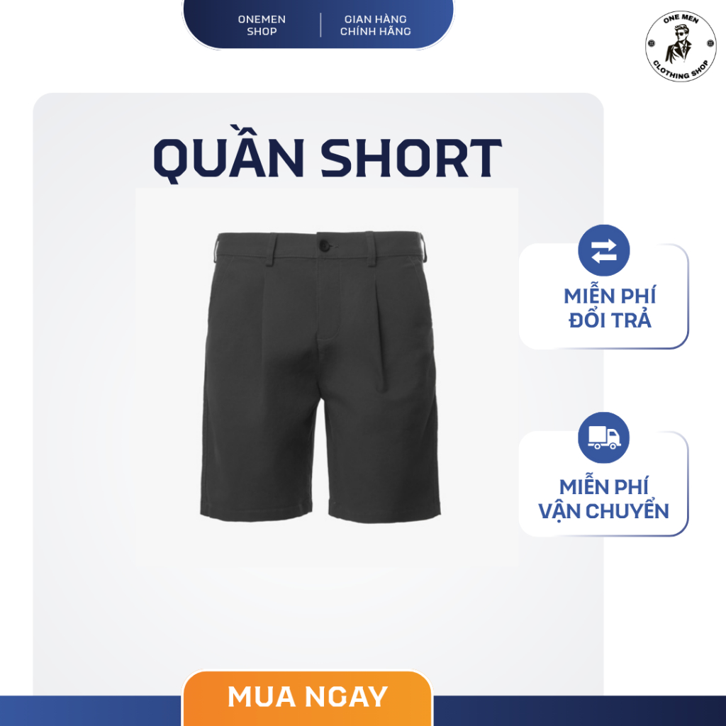 Quần Short Kaki Trơn Form Straight – QS081