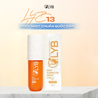 Body Mist Unisex LYB 13 - Xịt Thơm Khử Mùi Toàn Thân Nano Bạc 100ml - Hương Nước Hoa 13, Cấp Ẩm, Thơm Lâu