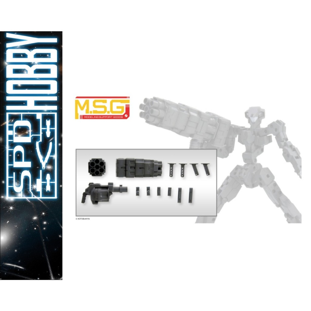 Mô Hình Lắp Ráp Phụ Kiện MSG Weapon Unit 22 Rocket Launcher & Revolver Launcher