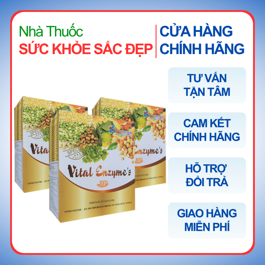 Enzyme vital thanh lọc cơ thể - Enzyme's Vital Chính Hãng Hàn Quốc - 30 gói/hộp