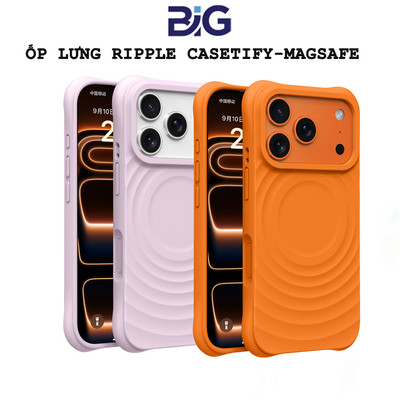 Ốp Ripple Chống Sốc Cho Điện Thoại 12–17 Pro Max, Ốp Dẻo Sạc Không Dây