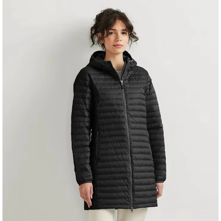 (Microlight Parka) Áo phao nữ siêu nhẹ lông vũ Eddie Bauer (-15•C) đi lạnh, áo khoác âm độ đi tuyết 