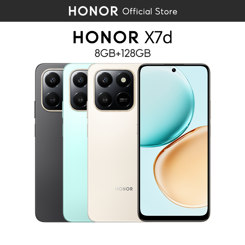Điện Thoại HONOR X7d 4G 8GB+128GB | Pin 6500mAh | Camera 108MP | Bảo hành 18 Tháng | BigBuy360 - bigbuy360.vn
