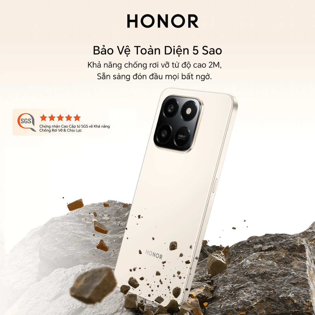 Điện Thoại HONOR X7d 4G 8GB+128GB | Pin 6500mAh | Camera 108MP | Bảo hành 18 Tháng | BigBuy360 - bigbuy360.vn
