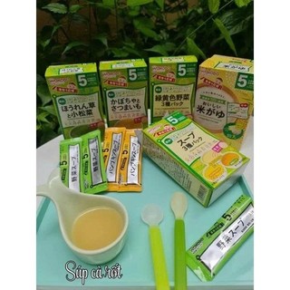 (Date 5-7/2027) Bột ăn dặm Wakodo cho bé từ 5m đủ vị