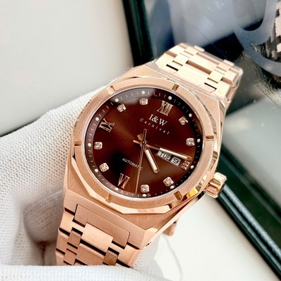 Đồng hồ nam chính hãng I&W Carnival 751G-T13,Kính sapphire,Chống nước 50m,BH 24 tháng,Máy Cơ Automatic,dây thép 316L