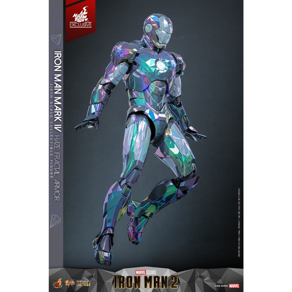 Hot Toys MMS855D79 Iron Man 2 Iron Man Mark IV (Haze Fractal Armor) 1/6th scale Collectible Figure