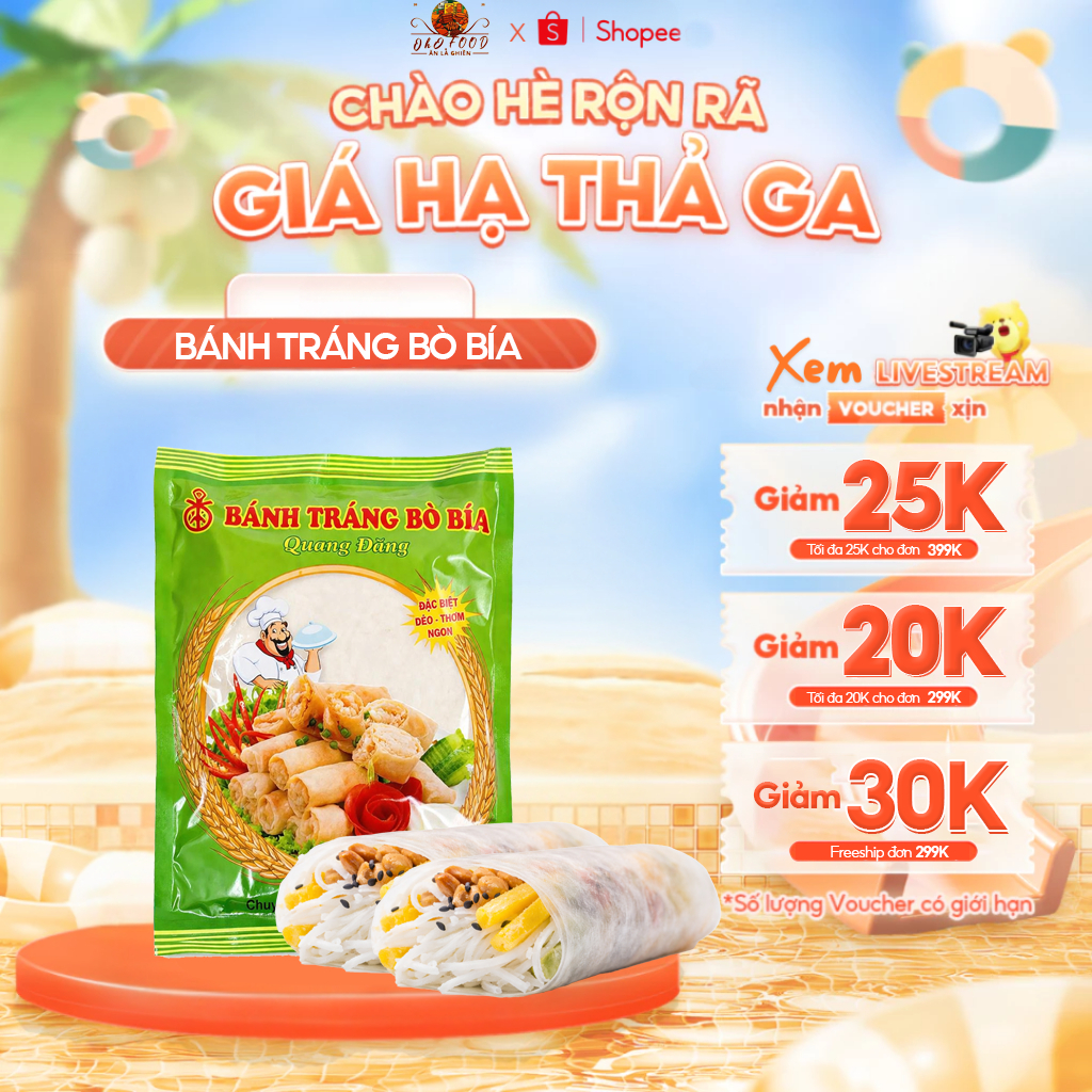 3 SÉT BÒ BÍA NGỌT,BÒ BÍA,BÒ BÍA NGỌT ĐẦY ĐỦ LÁ CUỐN + VỪNG ĐEN + THANH KẸO ĐƯỜNG,ĐỒ ĂN VẶT NGON - OH