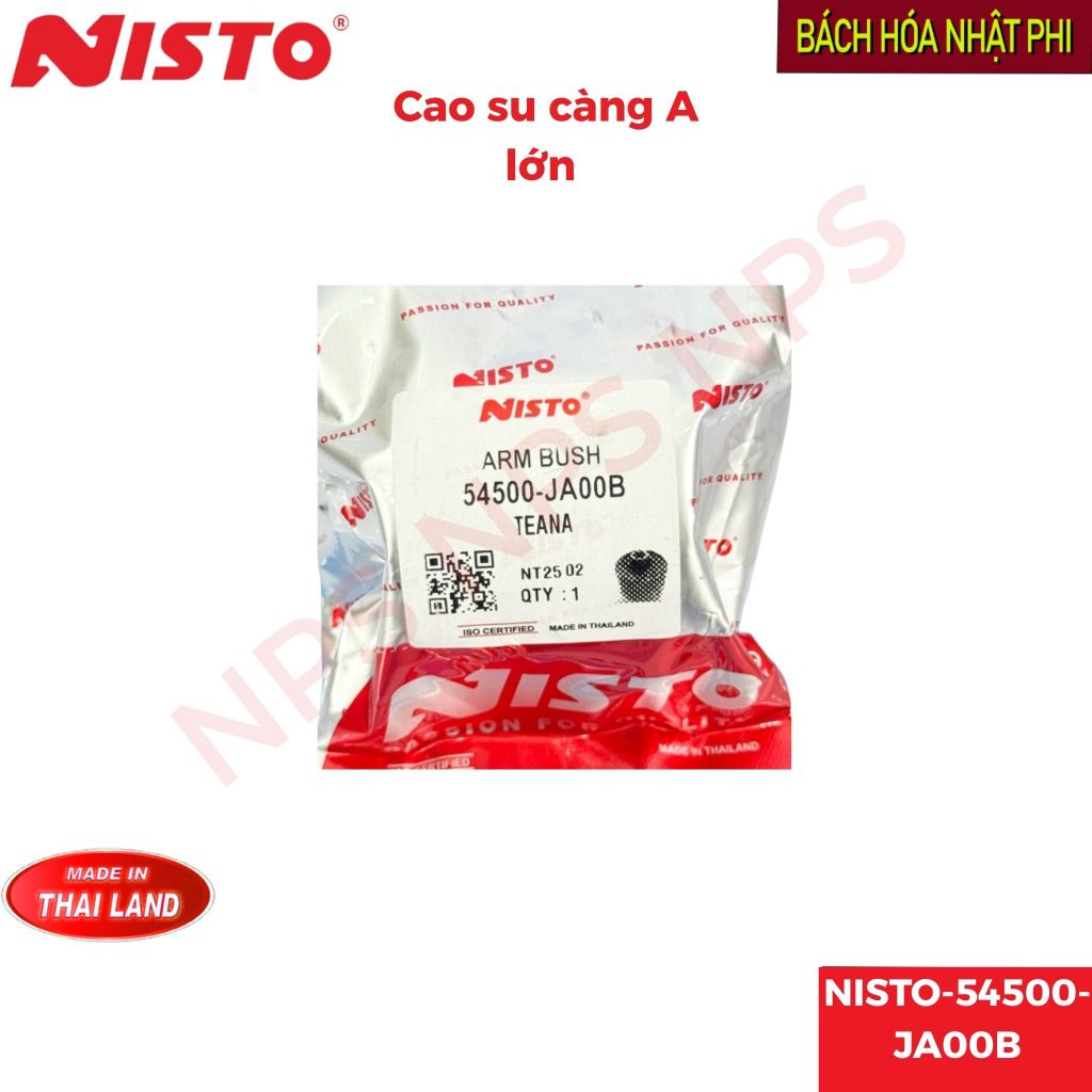 Cao su càng A cục (Nhỏ và Lớn) Nissan Teana 13, Nissan Altima (L32) 07-13 (Nisto Thái)