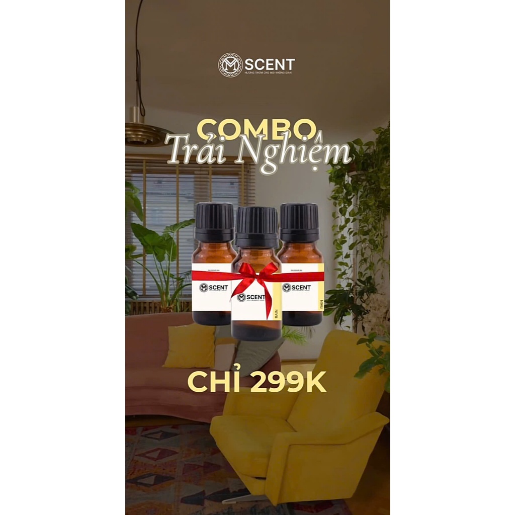 Combo Tinh Dầu Trải Nghiệm 8 (Ocean, Light Blue, Sea Rock) - Mùi hương Đại Dương