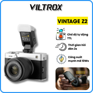 VILTROX Z2 - Đèn Flash Máy Ảnh TTL, Công Suất 10Ws, Điều Chỉnh Góc Đánh Flash - Bảo Hành 12 Tháng