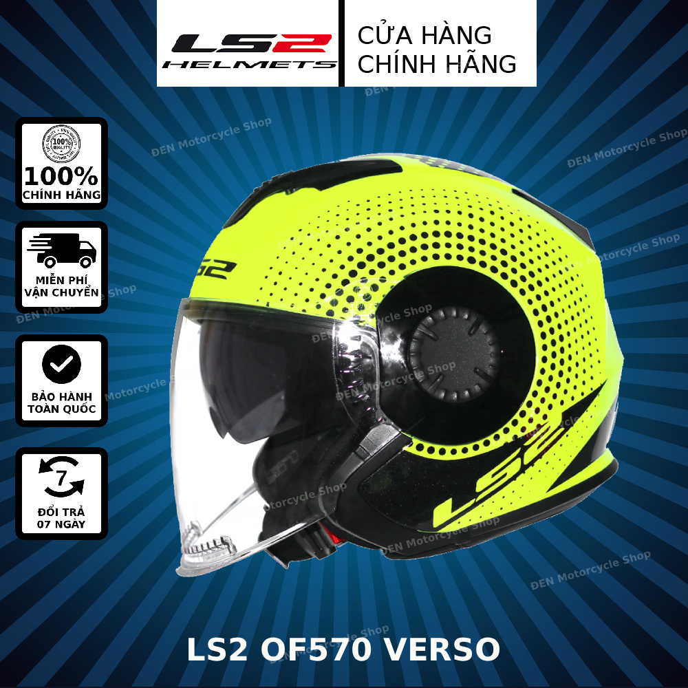 Mũ bảo hiểm LS2 OF570 Verso