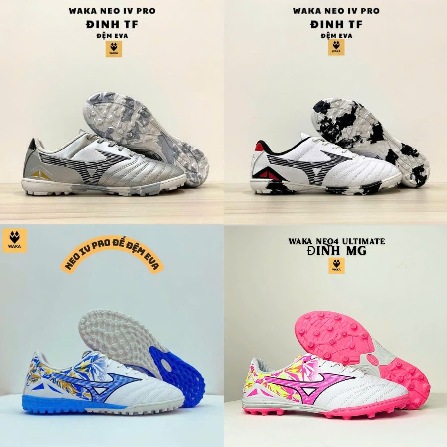 Giày đá bóng sân cỏ nhân taọ Mizuno Neo 4 VN TF