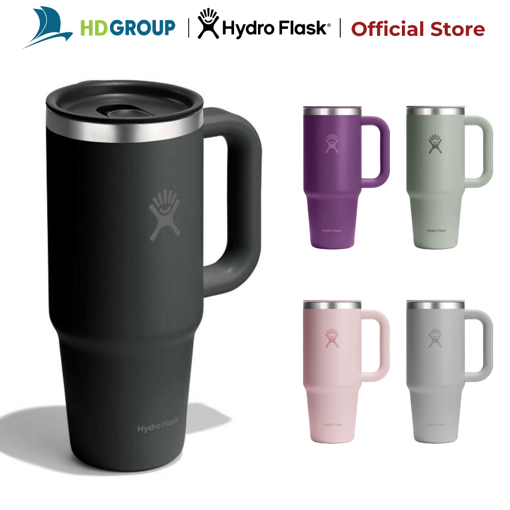 Ly giữ nhiệt Hydro Flask 710ml Travel Tumbler Mug (24oz) chính hãng, giữ nhiệt tốt, an toàn sức khỏe