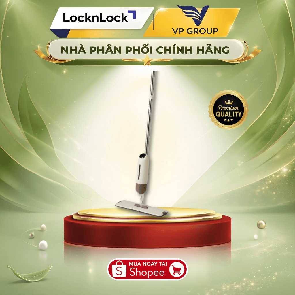 [CHÍNH HÃNG] Cây Lau Nhà Dạng Xịt Nước LocknLock (Không Hoạt Động Bằng Điện) - ETM472 (VPG)