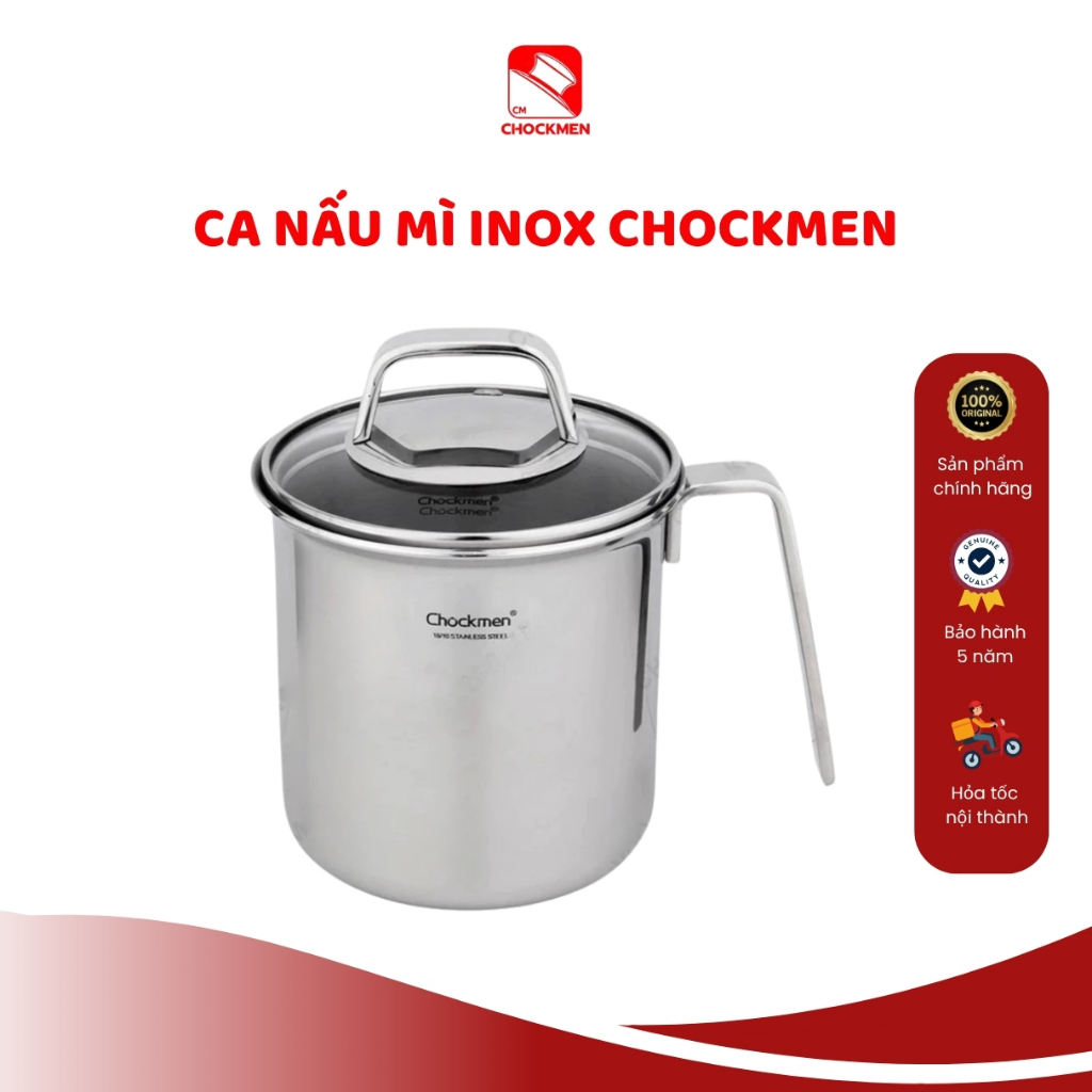 Ca Nấu Mì Chockmen 1L, Inox 316 - C206