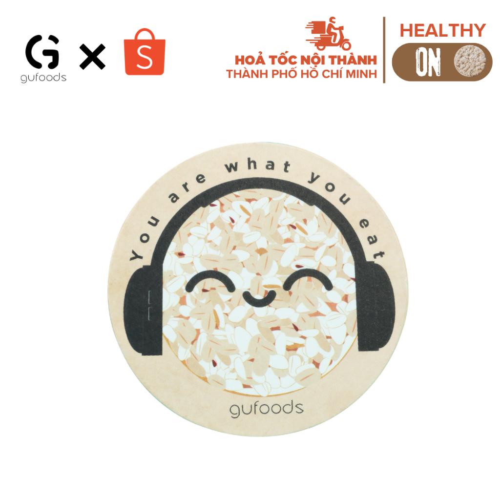 Đế lót ly Lolichill GUfoods - Chất liệu giấy thân thiện môi trường, Sống xanh cùng GU (1 cái)