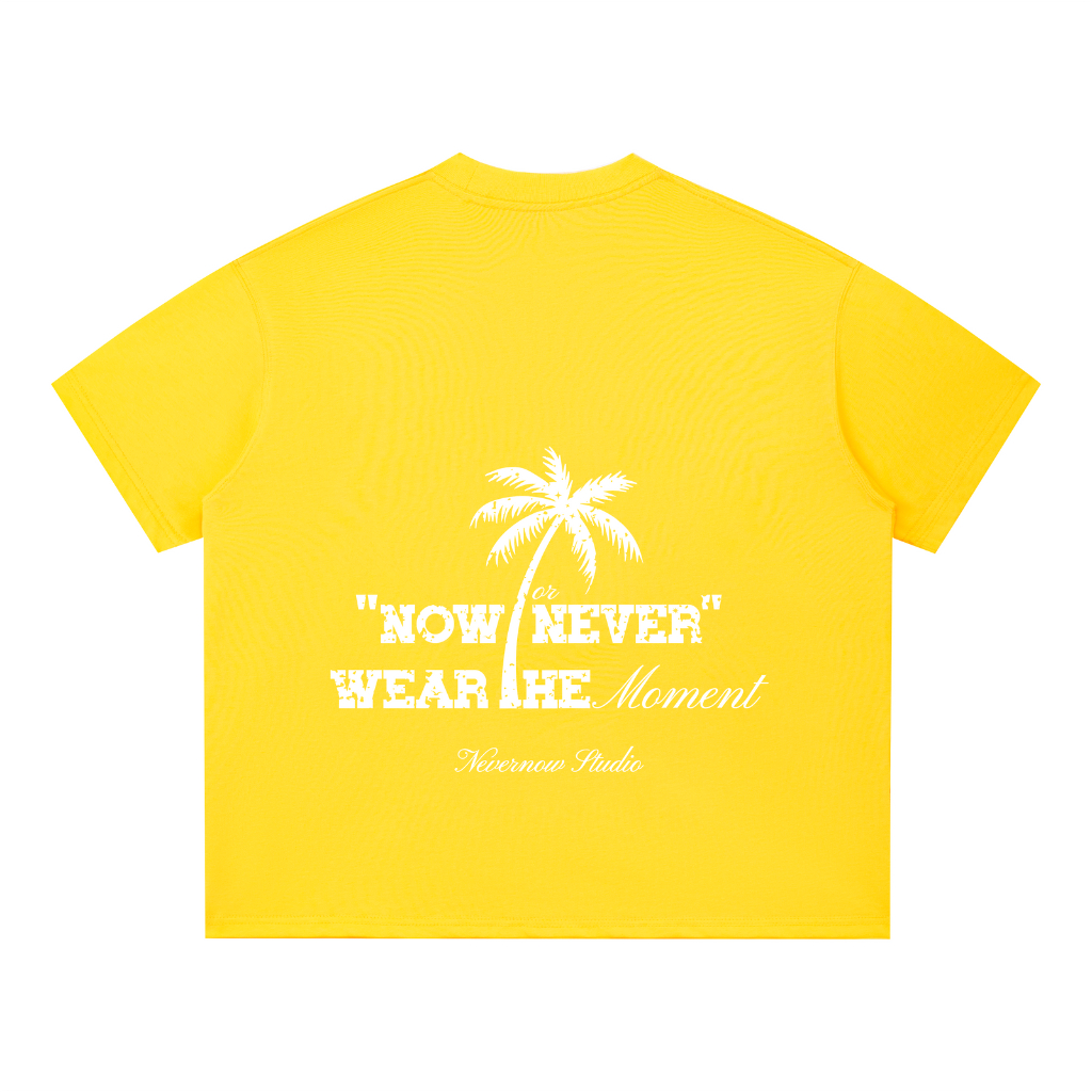 Áo Thun BOXY Nevernow Local Brand Palm Tree Boxy Tee Unisex Cotton - TN02