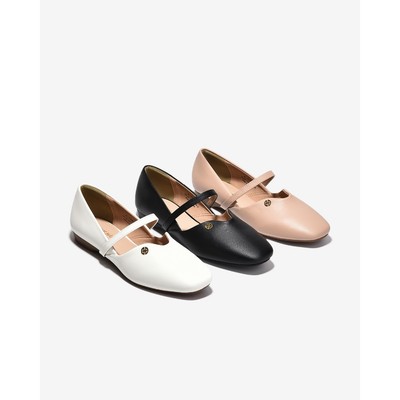 [Mẫu mới] Giày Búp Bê Đông Hải Quai Ngang Khóa Logo - G7736