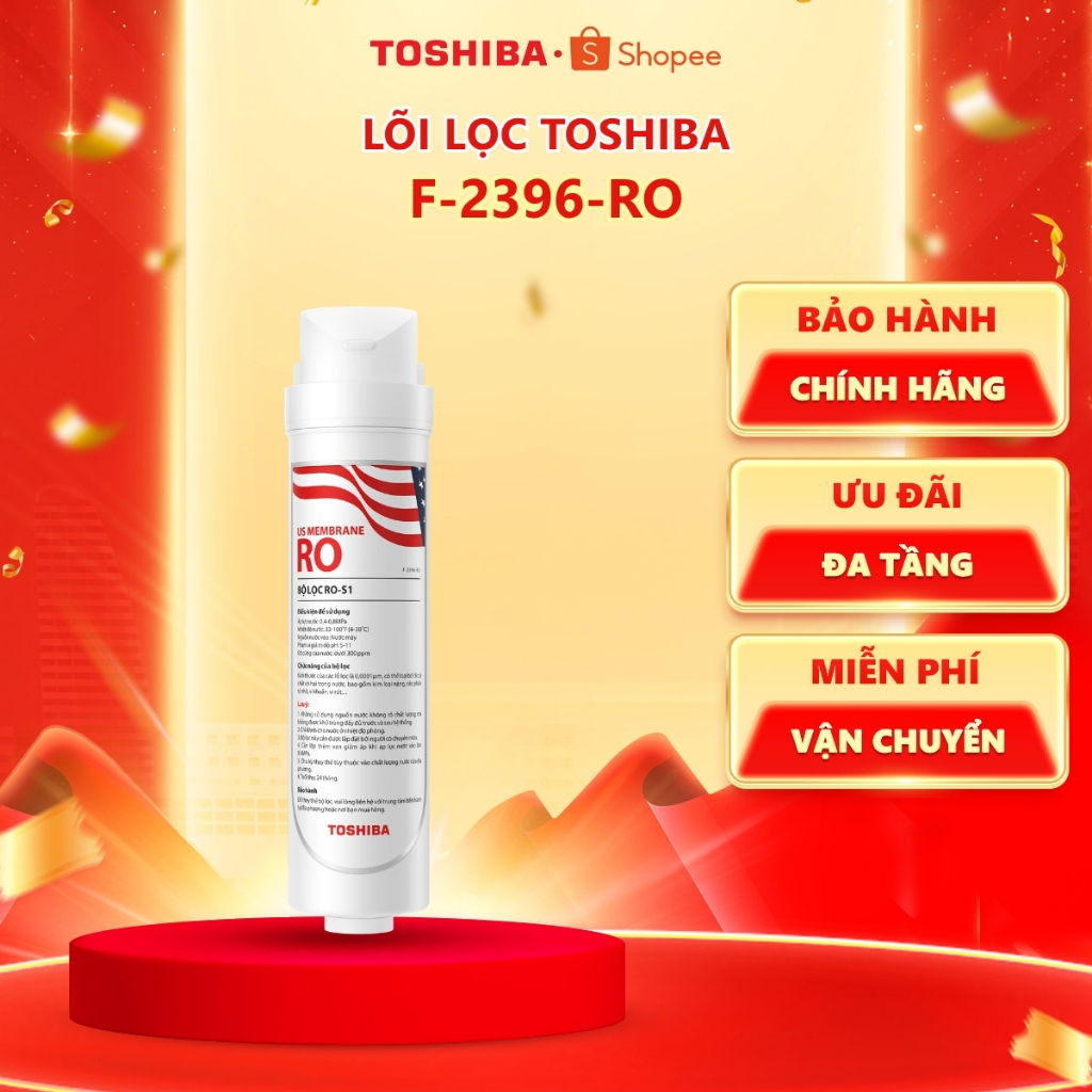 Lõi lọc Toshiba F-2396-RO Dùng cho máy - TWP-N2396SVN(W) - TWP-H2396SVN(W) - TWP-W2396SVN(M)